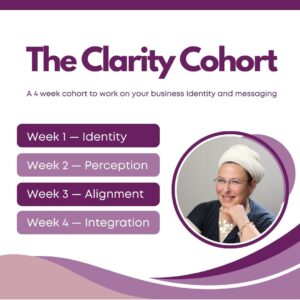 The Clarity Cohort - 4 week